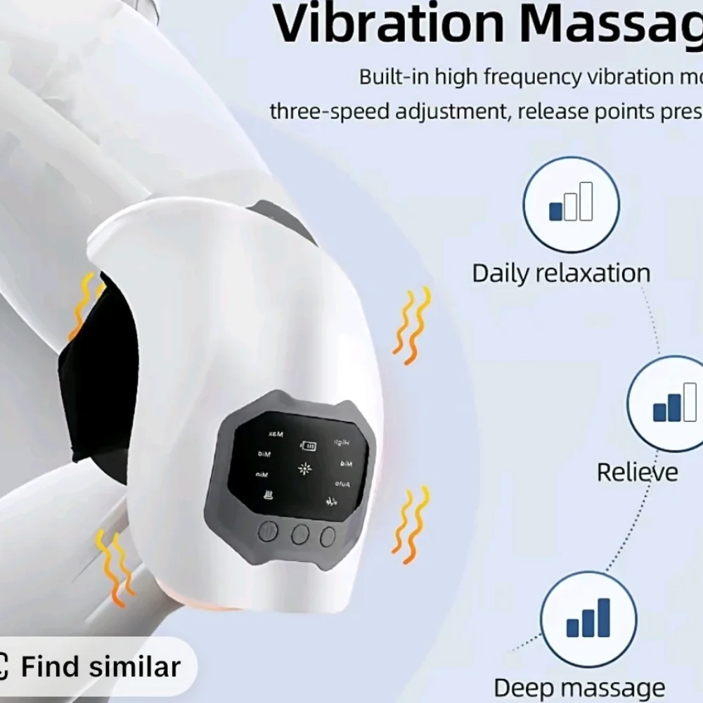 LED Light Therapy KNEEMassager - White